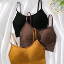 3 Unids/set Sujetador De Alta Elasticidad Transpirable Sin Costuras Para Mujer