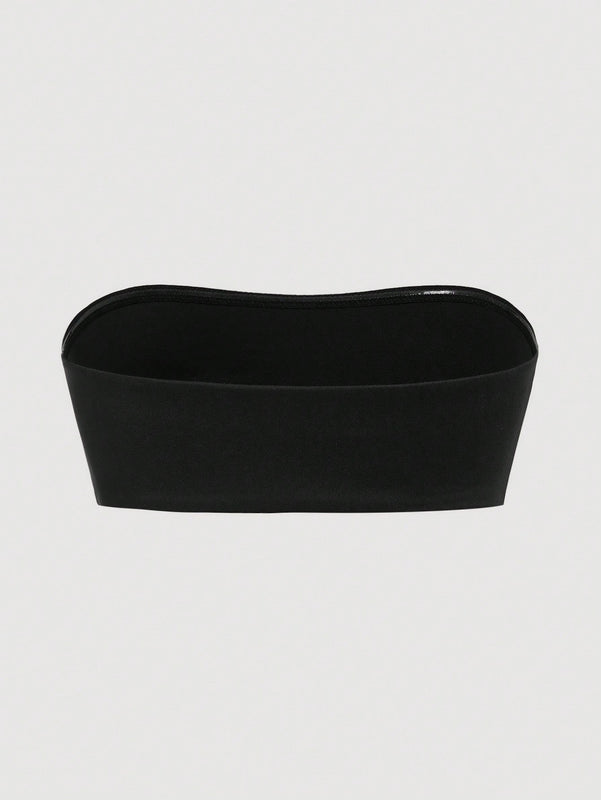 Leisure Sujetador De Banda Solida Bandeau Lenceria
