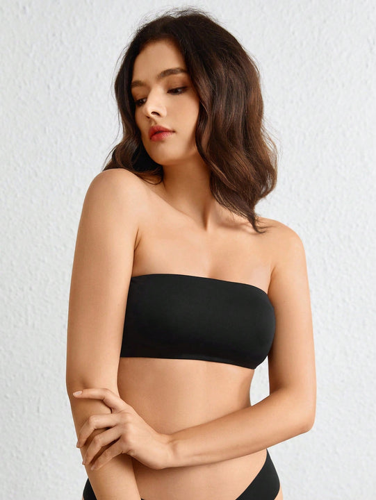 Leisure Sujetador De Banda Solida Bandeau Lenceria