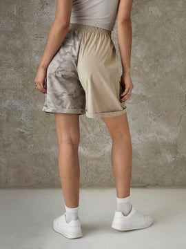 EZwear Shorts De Estilo De Carga De Parche De Camuflaje Para Damas