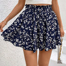 LUNE Shorts De Bolsa De Papel De Talle Alto Con Estampado Floral Para Mujer