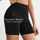 Leisure pantalones cortos de ciclismo ajustados de un solo color, transpirables y sin costuras, pantalones cortos casuales de verano