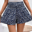 Frenchy Pantalones Cortos Con Estampado Floral De Cintura Alta Para Mujer
