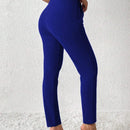 PETITE Pantalones De Mujer Solidos Con Corte Conico Para Primavera