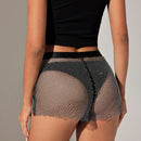 BAE Shorts Intricados Para Mujeres Decorados Con Pedreria Y Elaborados En Perspectiva