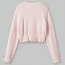 Romwe kawaii cardigan con lazo y contraste de color para mujer