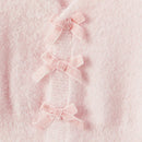 Romwe kawaii cardigan con lazo y contraste de color para mujer