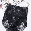 3piezas Bragas Transparentes Sin Costuras, Lenceria Sexy De Encaje De Cintura Alta Y Patron De Control De Vientre Y Levantamiento De Gluteos Para Mujeres
