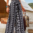 VCAY Pantalones Rectos Casuales Con Impresion De Gato Y Bolsillos Diagonales