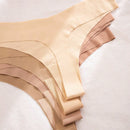 4 piezas set tanga invisible unicolor