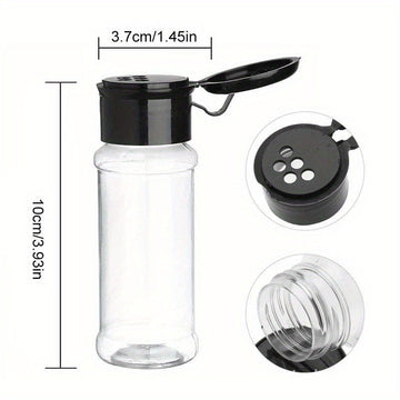 8/16 frascos para especias, botes para condimentos de barbacoa, saleros y pimenteros, dispensador de condimentos, accesorios de cocina