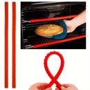 Protectores de Rejilla para Horno de Silicona de 35.56 cm - Seguros para Alimentos, Resistentes al Calor, Fáciles de Limpiar, Juego de 5.08 cm