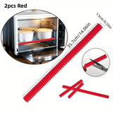 Protectores de Rejilla para Horno de Silicona de 35.56 cm - Seguros para Alimentos, Resistentes al Calor, Fáciles de Limpiar, Juego de 5.08 cm