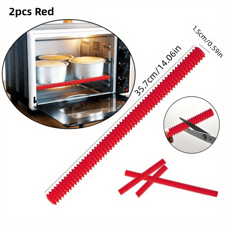 Protectores de Rejilla para Horno de Silicona de 35.56 cm - Seguros para Alimentos, Resistentes al Calor, Fáciles de Limpiar, Juego de 5.08 cm