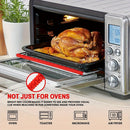 Protectores de Rejilla para Horno de Silicona de 35.56 cm - Seguros para Alimentos, Resistentes al Calor, Fáciles de Limpiar, Juego de 5.08 cm
