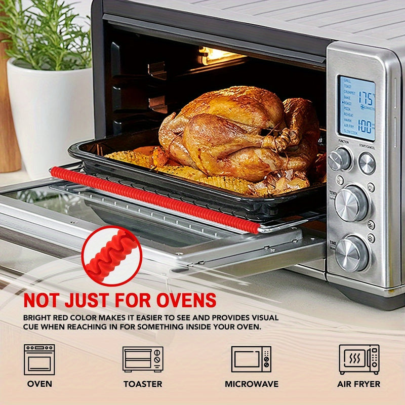 Protectores de Rejilla para Horno de Silicona de 35.56 cm - Seguros para Alimentos, Resistentes al Calor, Fáciles de Limpiar, Juego de 5.08 cm
