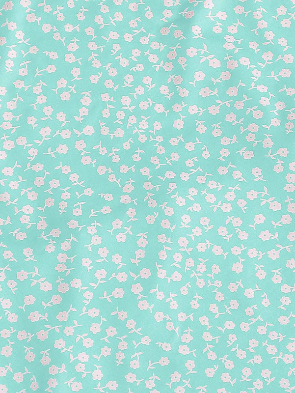 WYWH Pequena Camiseta Sin Espalda Con Cuello Halter Y Estampado Floral