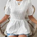 Top Con Diseno De Lazo Trasero Al Estilo Frances