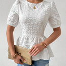 Top Con Diseno De Lazo Trasero Al Estilo Frances