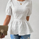 Top Con Diseno De Lazo Trasero Al Estilo Frances