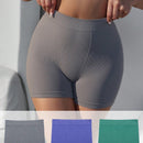 Shorts Boxer De Punto Acanalado Con unicolor Para Mujer