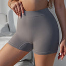 Shorts Boxer De Punto Acanalado Con unicolor Para Mujer