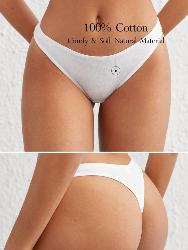 Leisure Tanga unicolor de talle bajo