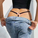 Tanga tangas sexy para mujer con detalle de anillo metalico
