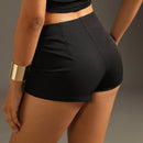 BAE Shorts De Detalle De Cinta De Contraste