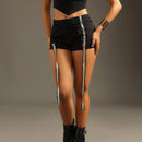 BAE Shorts De Detalle De Cinta De Contraste