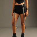 BAE Shorts De Detalle De Cinta De Contraste