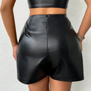 Prive Falda pantalon para mujer con detalles de cremallera en la parte delantera