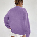 EZwear Sudadera Informal De Ajuste Holgado Con Cuello Redondo Y Hombros Caidos