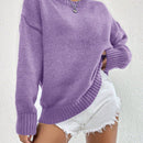 EZwear Sudadera Informal De Ajuste Holgado Con Cuello Redondo Y Hombros Caidos