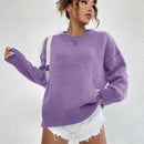 EZwear Sudadera Informal De Ajuste Holgado Con Cuello Redondo Y Hombros Caidos
