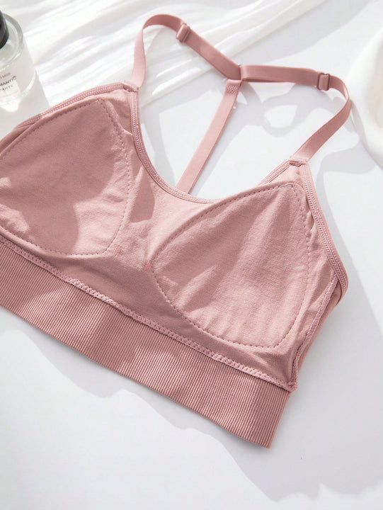 Juego De 2 Piezas De Sujetadores Sin Cables Comodos Para Mujer