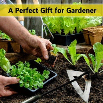 1 pala hueca de acero endurecido de alta calidad - Rascador de malezas portátil, mantenimiento de jardinería eficiente, duradero y resistente a la oxidación, adecuado para jardines de verduras y casas de campo.