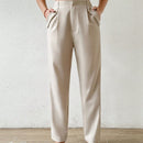 Essnce pantalones conicos de unicolor casuales y de estilo urbano para mujeres