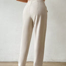 Essnce pantalones conicos de unicolor casuales y de estilo urbano para mujeres