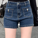 Dazy Designer Pantalones Cortos De Mezclilla Informales Para Mujer Con Ajuste Delgado