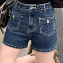 Dazy Designer Pantalones Cortos De Mezclilla Informales Para Mujer Con Ajuste Delgado
