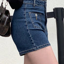 Dazy Designer Pantalones Cortos De Mezclilla Informales Para Mujer Con Ajuste Delgado