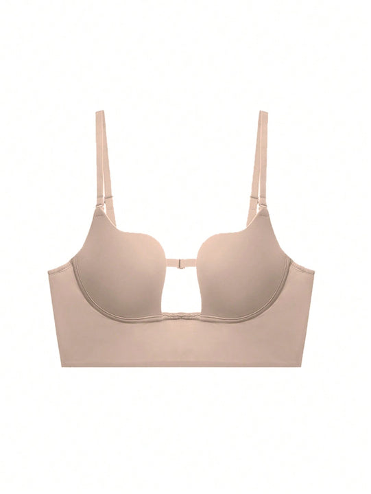 Sujetador De Espalda Descubierta Para Mujer, Sin Rastro, Con Tirantes Ajustables Y Sexy