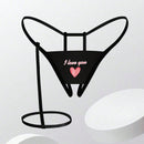 Panties Sexys Para Mujer Con Estampado Y Abertura, Liguero Para El Muslo, Delgado Y Comodo