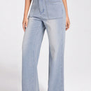 Forever 21 Pantalones Jeans Para Mujer Con Bolsillos Y Cierre De Cremallera