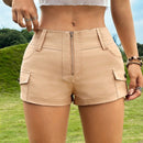 EZwear Shorts De Carga Ultra Cortos Para Mujer