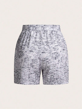 Unity Shorts Con Cintura De Atar De Mujer Con Estampado De Palmeras