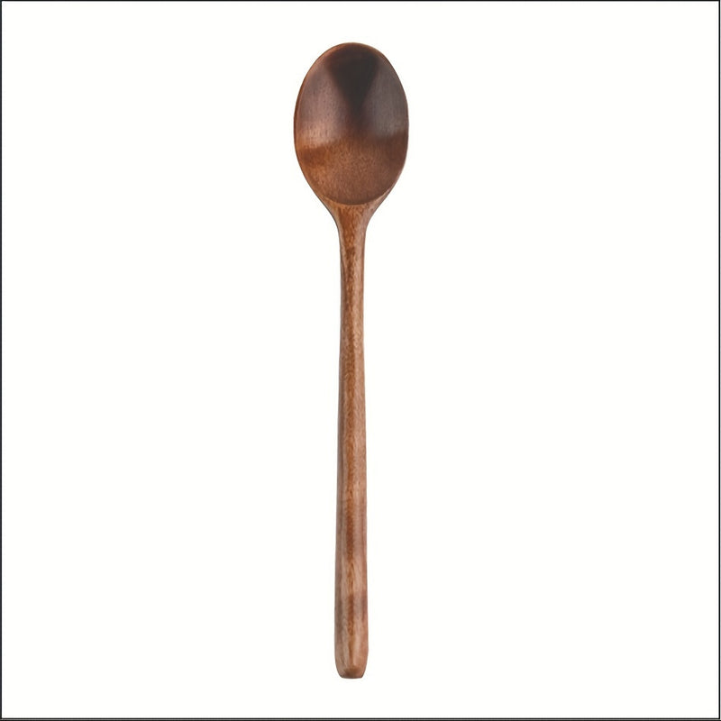 Cucharas de madera con mango largo de 9 pulgadas, cuchara Superba para cocinar, cuchara de madera para mezclar sopas de cocina, hornear, suministros de cocina, utensilios de cocina, utensilios de cocina