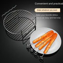 Cesta de parrilla de acero inoxidable para freidora de aire, brocheta universal y parrilla para alas para frutas secas, carne, cocción por ondas de luz, esencial para fiestas de Pascua