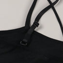 NEW Sujetador suave de comodidad sin costuras con tiras cruzadas elasticas para mujer